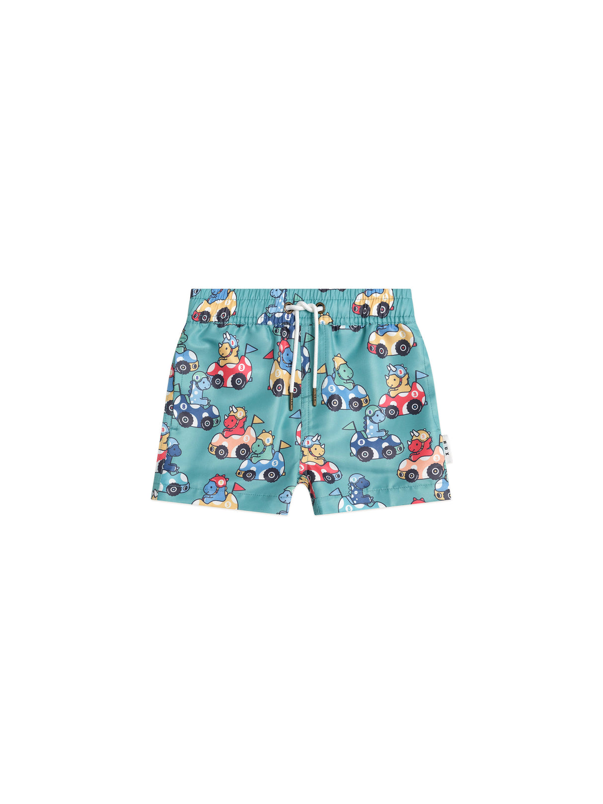 Huxbaby Racer Dino Swim Shorts