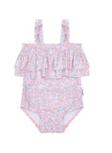 Huxbaby Bluebell Floral Frill Swimsuit