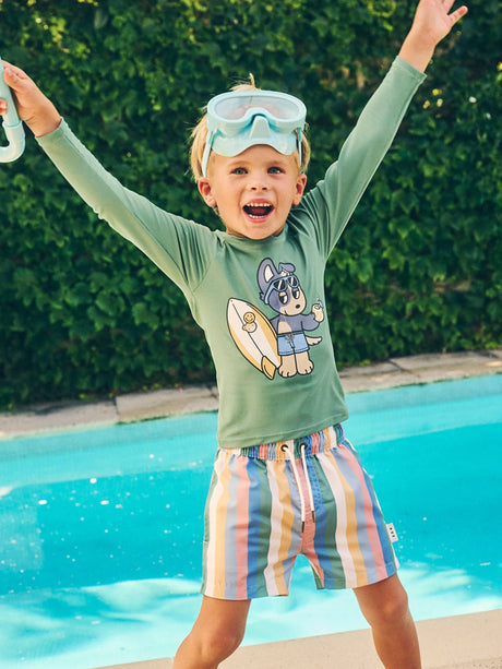 Huxbaby Surfer Dawg Rashguard