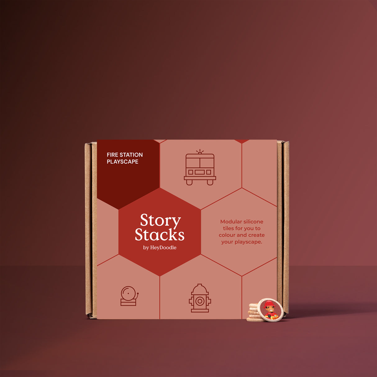 Hey Doodle Story Stacks - Fire Station