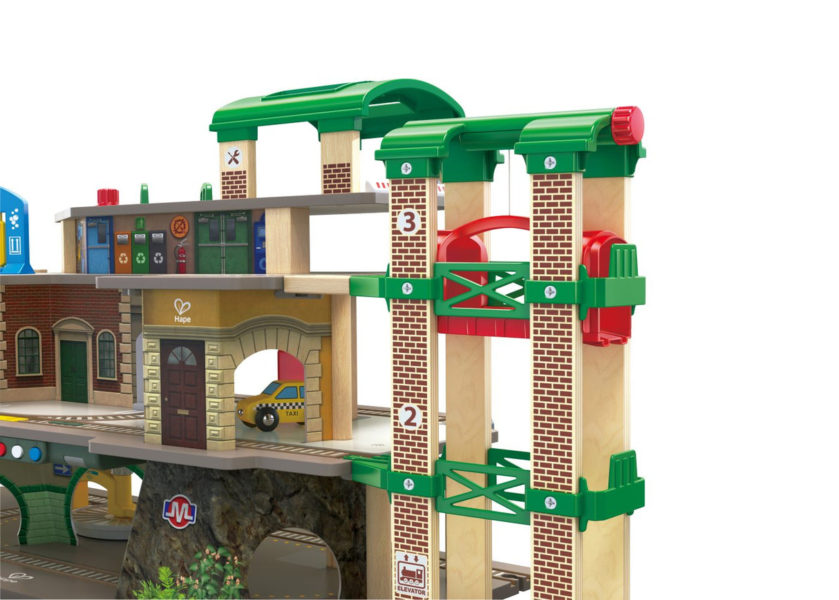 Hape Muti-Level Railway City Set