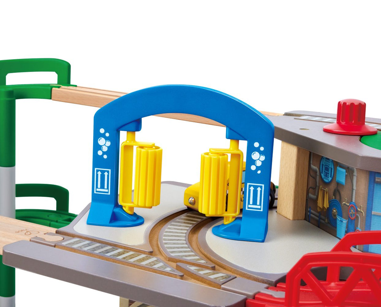 Hape Muti-Level Railway City Set