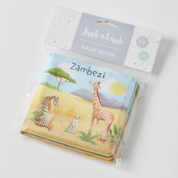 Jiggle + Giggle Bath Book - Zambezi