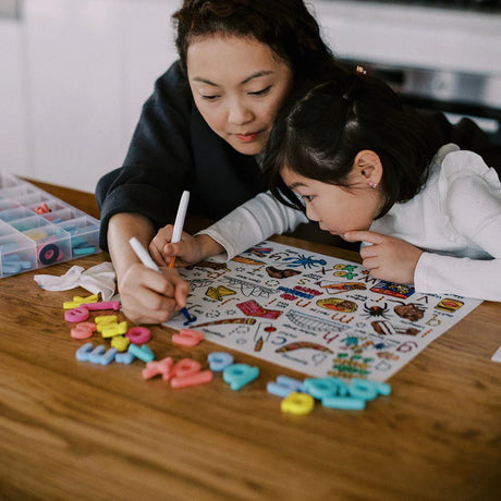 Hey Doodle Reusable Colouring Mat - Aussie Icons