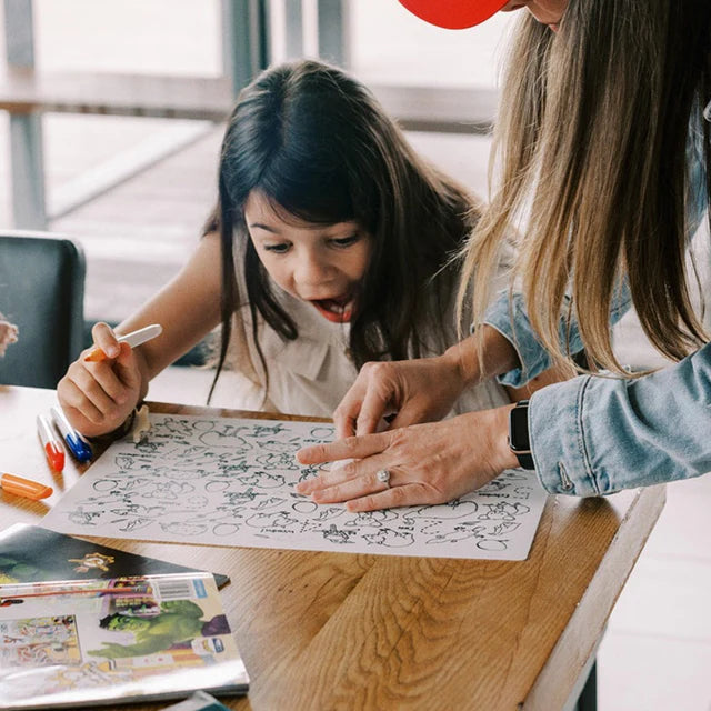 Hey Doodle Reusable Colouring Mat - Aussie Animals