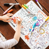 Hey Doodle Reusable Colouring Mat - Into The Wild