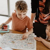 Hey Doodle Reusable Colouring Mat - DinoRoar