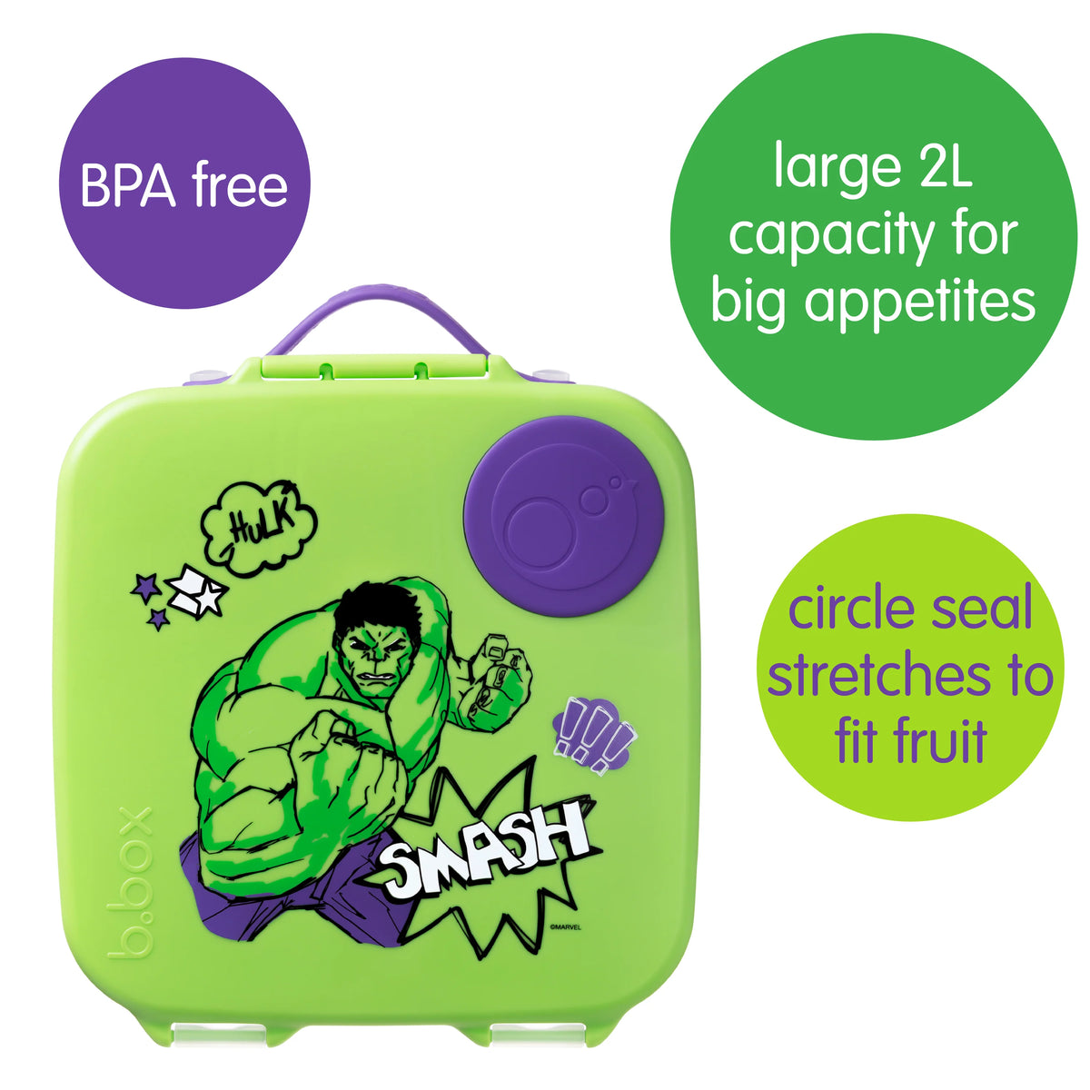 b.box Lunchbox - Hulk