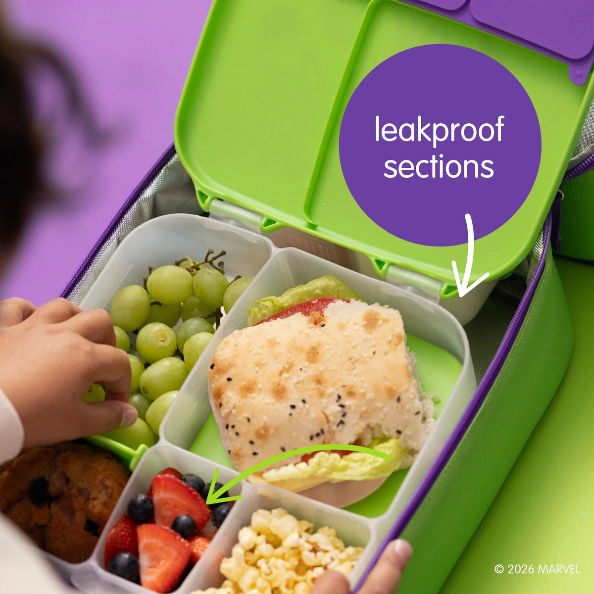 b.box Lunchbox - Hulk