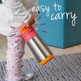 b.box Insulated 350ml Drink Bottle - Strawberry Shake