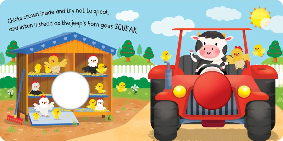 Squeak Me! Board Book - Beep Beep Farm!