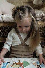Silly Silas Footless Tights - Peanut Blend