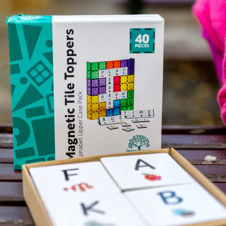 Learn & Grow Alphabet Upper Case Magnetic Tile Topper