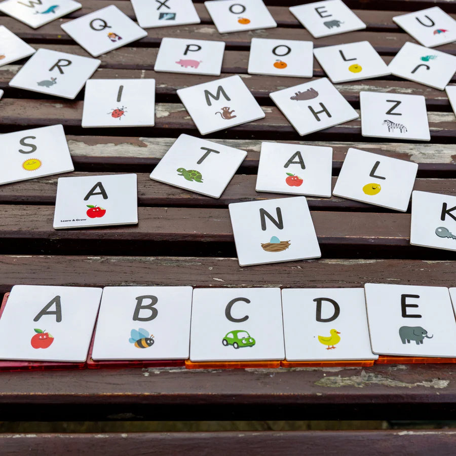 Learn & Grow Alphabet Upper Case Magnetic Tile Topper