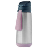 b.box Insulated Sport Spout Bottle 500ml - Indigo Rose