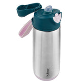 b.box Insulated Sport Spout Bottle 500ml - Indigo Rose