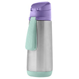 b.box Insulated Sport Spout Bottle 500ml - Lilac Pop