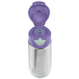 b.box Insulated Sport Spout Bottle 500ml - Lilac Pop