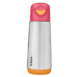 b.box Insulated Sport Spout Bottle 500ml - Strawberry Shake