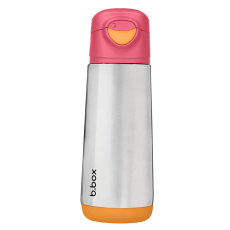 b.box Insulated Sport Spout Bottle 500ml - Strawberry Shake