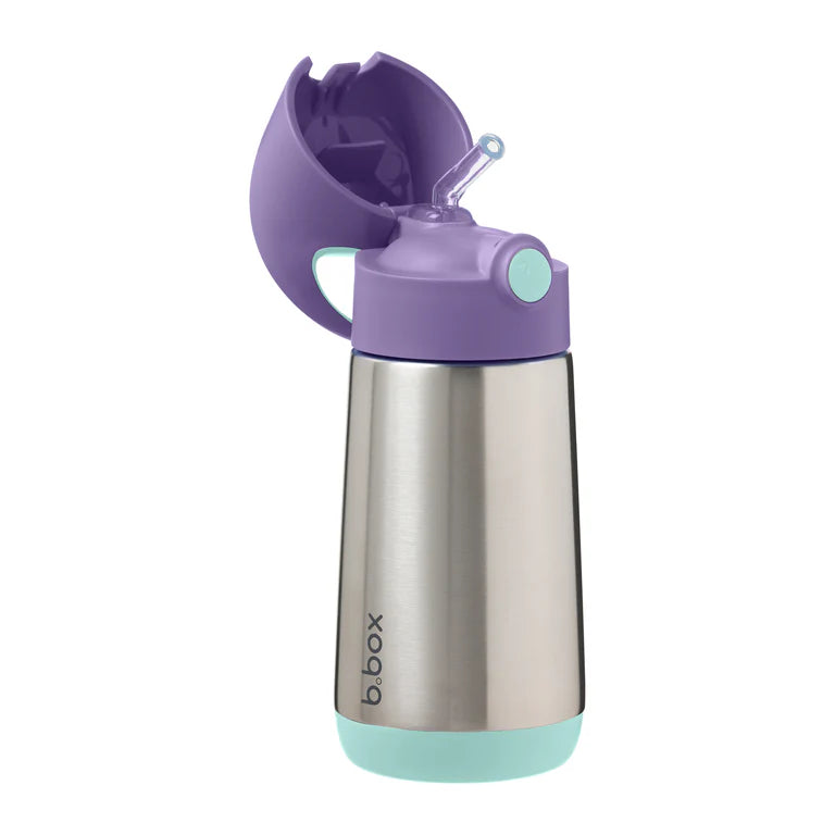 b.box Insulated 350ml Drink Bottle - Lilac Pop