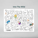 Hey Doodle Reusable Colouring Mat - Into The Wild