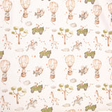 All4Ella Co-Sleeper Sheet - Monkey Carnival
