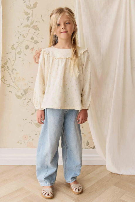 Jamie Kay Organic Cotton Muslin Amira Blouse - Vintage Ditsy