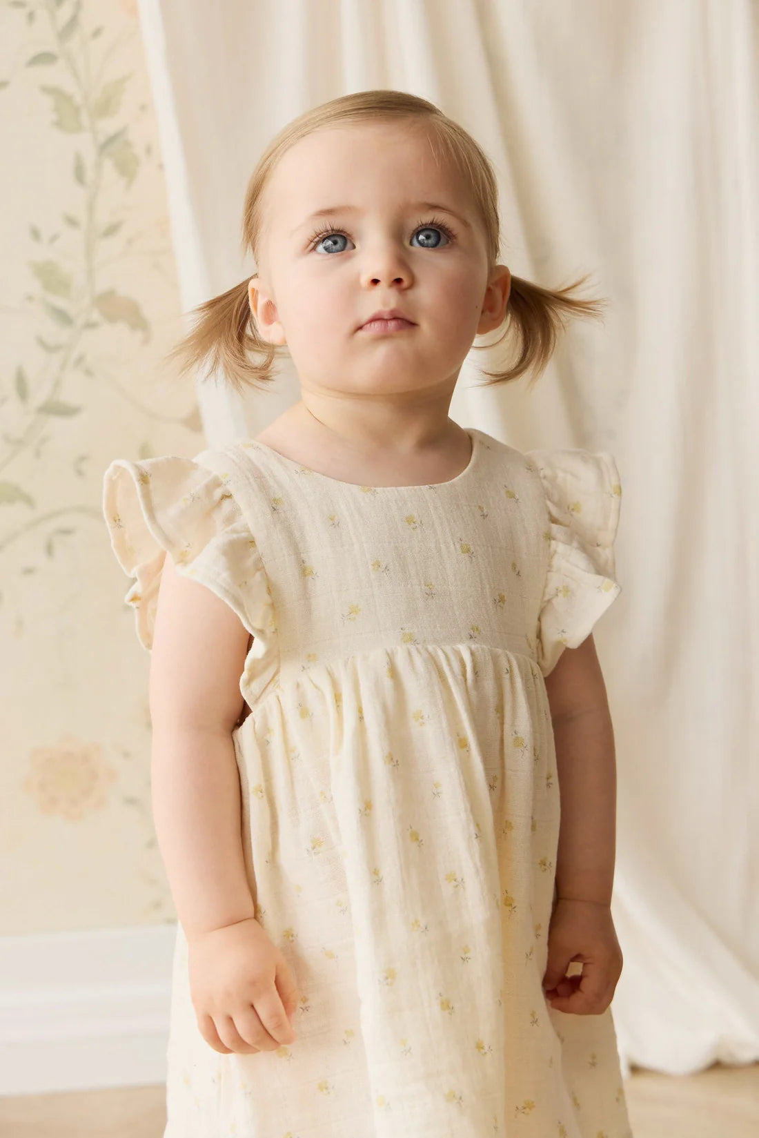 Jamie Kay Organic Cotton Muslin Brielle Dress - Vintage Ditsy