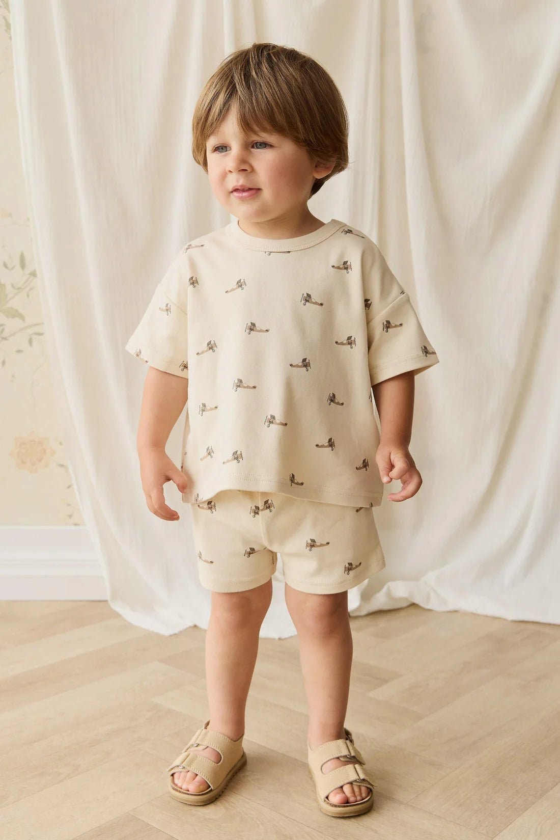 Jamie Kay Wesley T-Shirt - Flying High Vanilla Cream