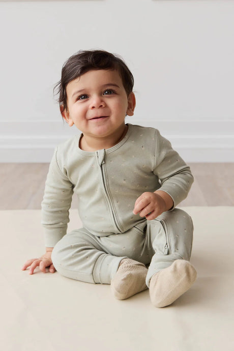Jamie Kay Reese Zip Onepiece - Fresh Apples Abbey Stone