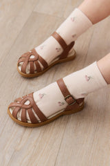 Jamie Kay Floral Sock - Cherry Love