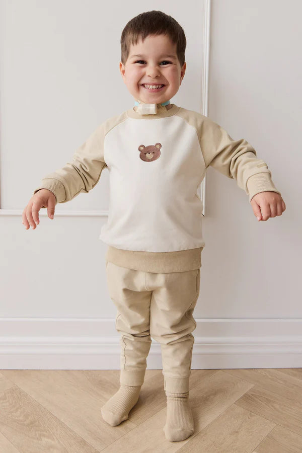 Jamie Kay Organic Cotton Jalen Track Pant - Biscuit