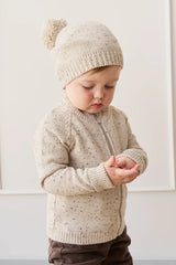 Jamie Kay Ethan Hat - Oatmeal Shitake Dot