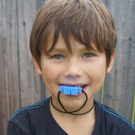 Jellystone Silicone Chew Pendant - Robot - School Blue