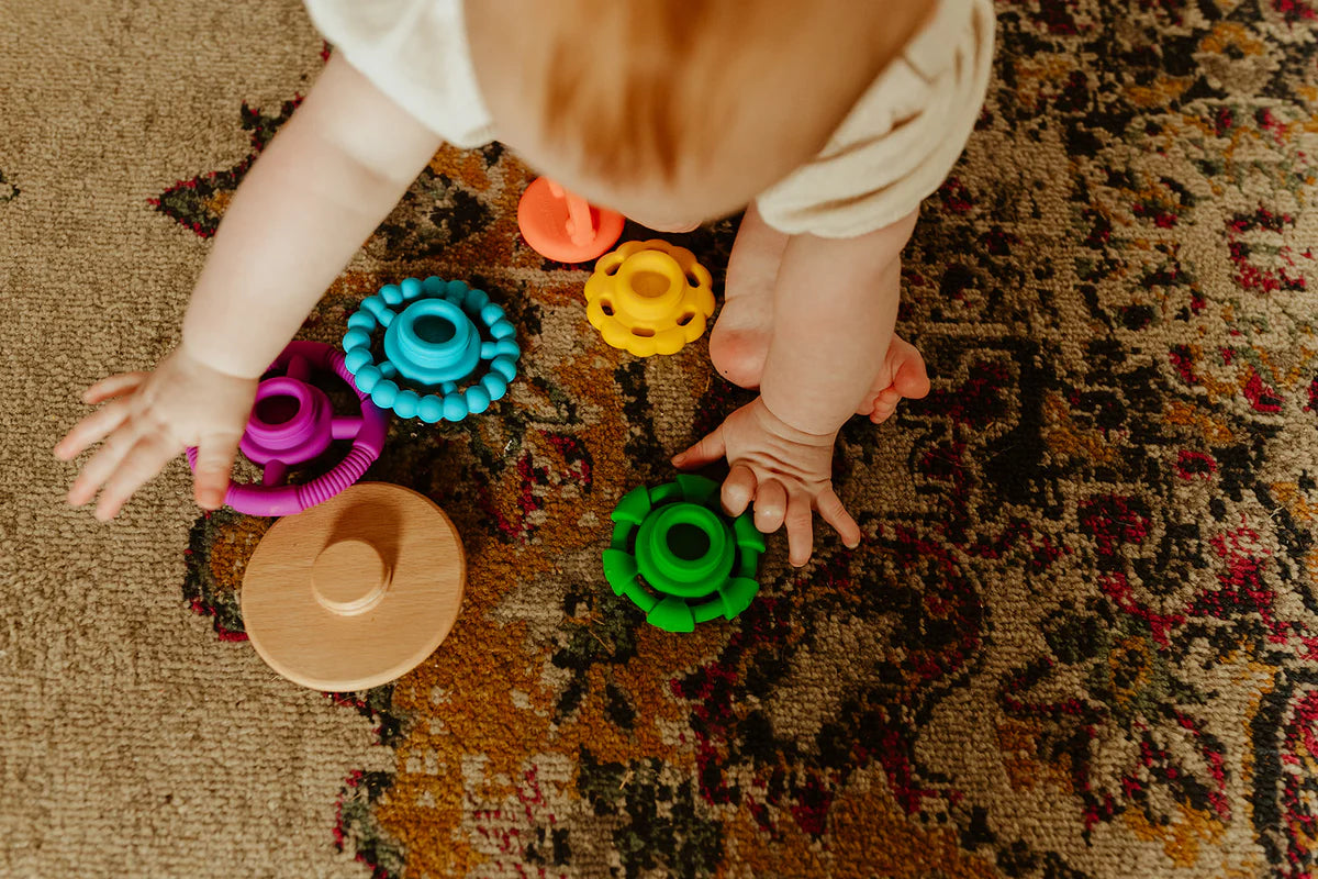 Jellystone Rainbow Wobble Stacker - Bright