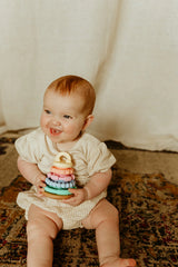 Jellystone Rainbow Wobble Stacker - Pastel