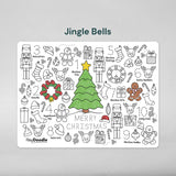 Hey Doodle Reusable Colouring Mat - Jingle Bells