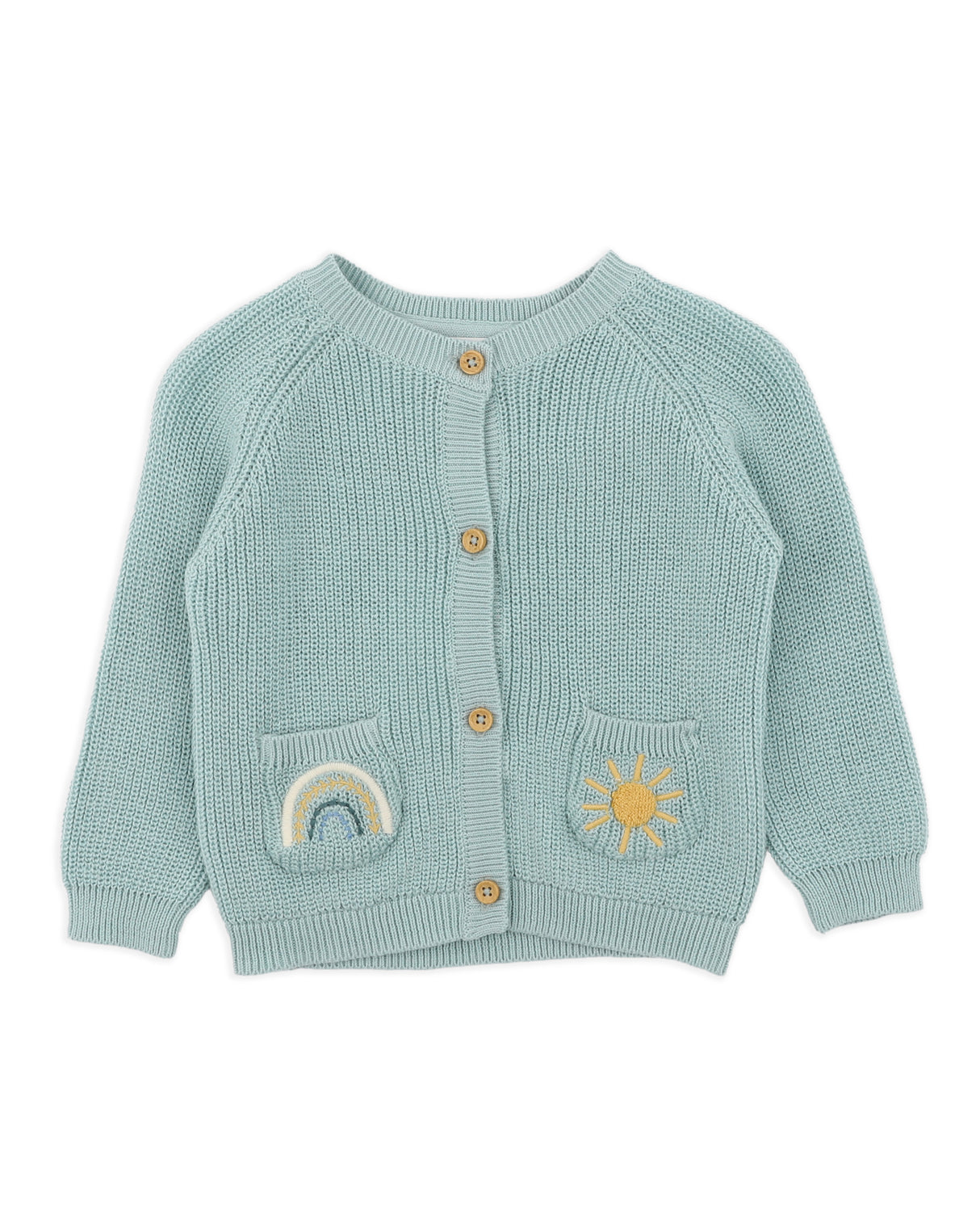 Minihaha Scout Organic Knit Pocket Cardigan