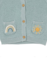 Minihaha Scout Organic Knit Pocket Cardigan