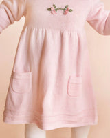 Minihaha Charlie Organic Hand Emb Knit Dress