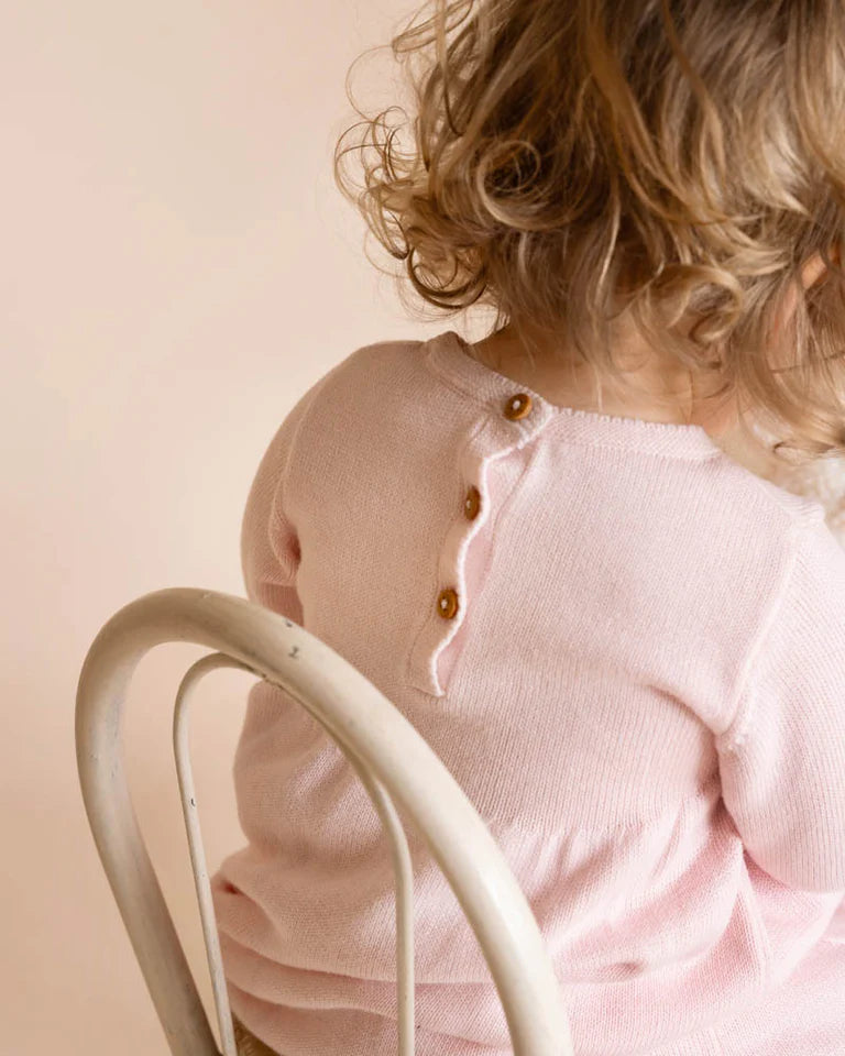 Minihaha Charlie Organic Hand Emb Knit Dress