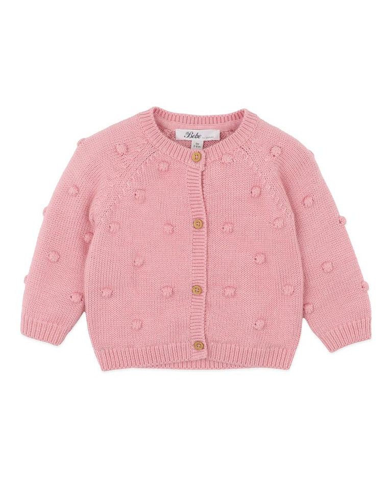 Minihaha Charlie Bobble Knitted Cardigan
