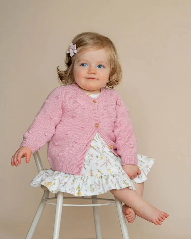 Minihaha Charlie Bobble Knitted Cardigan