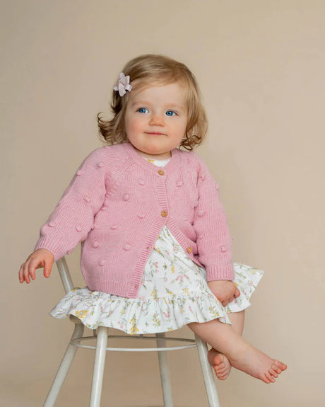 Minihaha Charlie Bobble Knitted Cardigan