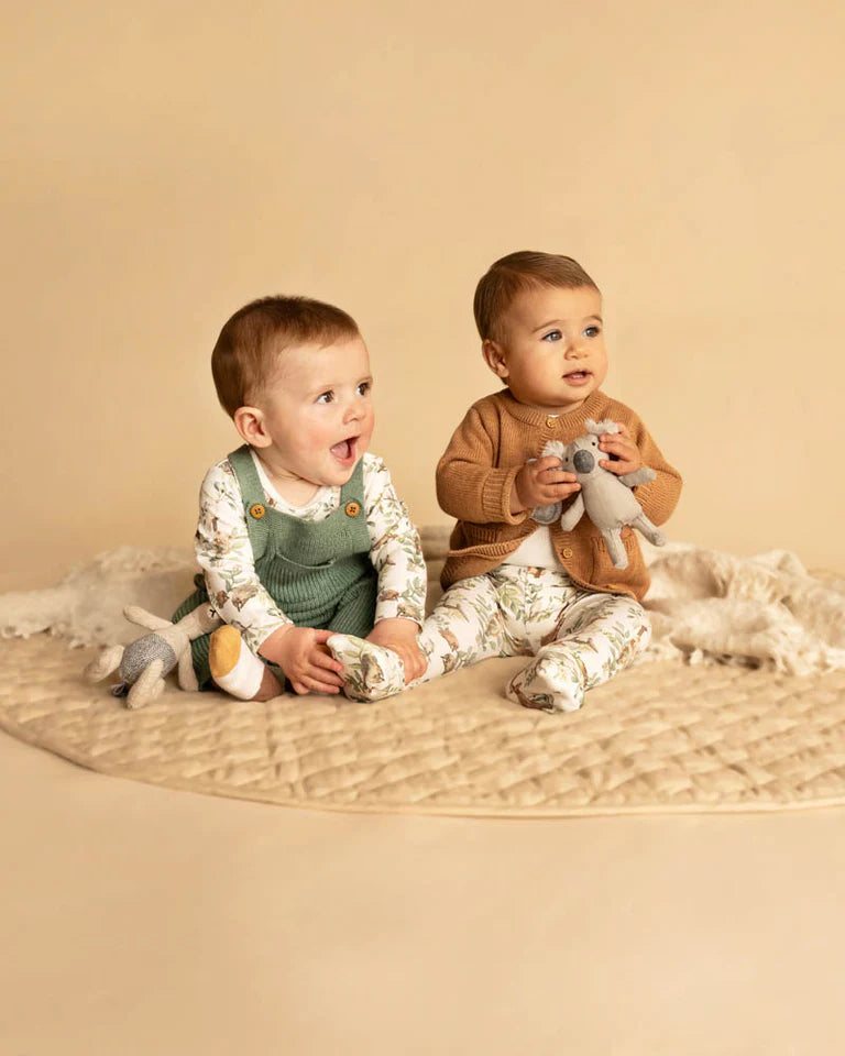 Minihaha Charlie Organic Knitted Overalls