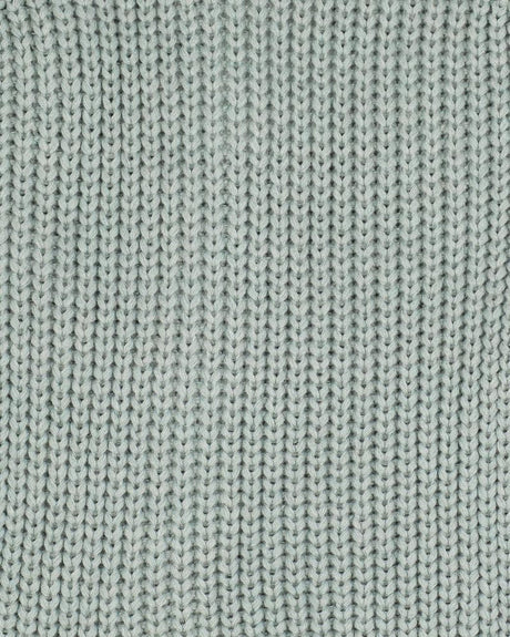 Minihaha Sage Knitted Zip Romper