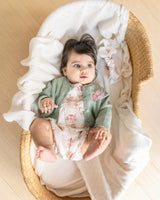 Minihaha Chelsea Organic Hand Embroidered Cardi