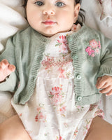 Minihaha Chelsea Organic Hand Embroidered Cardi
