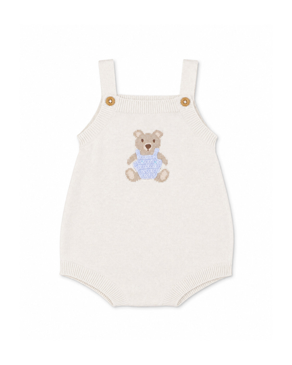 Minihaha Brady Organic Knitted Bear Bodysuit